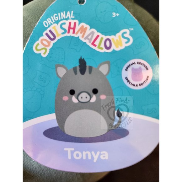 Squishmallows Tonya the Warthog 8 Inch RARE Special Edition - Picture 2 of 3